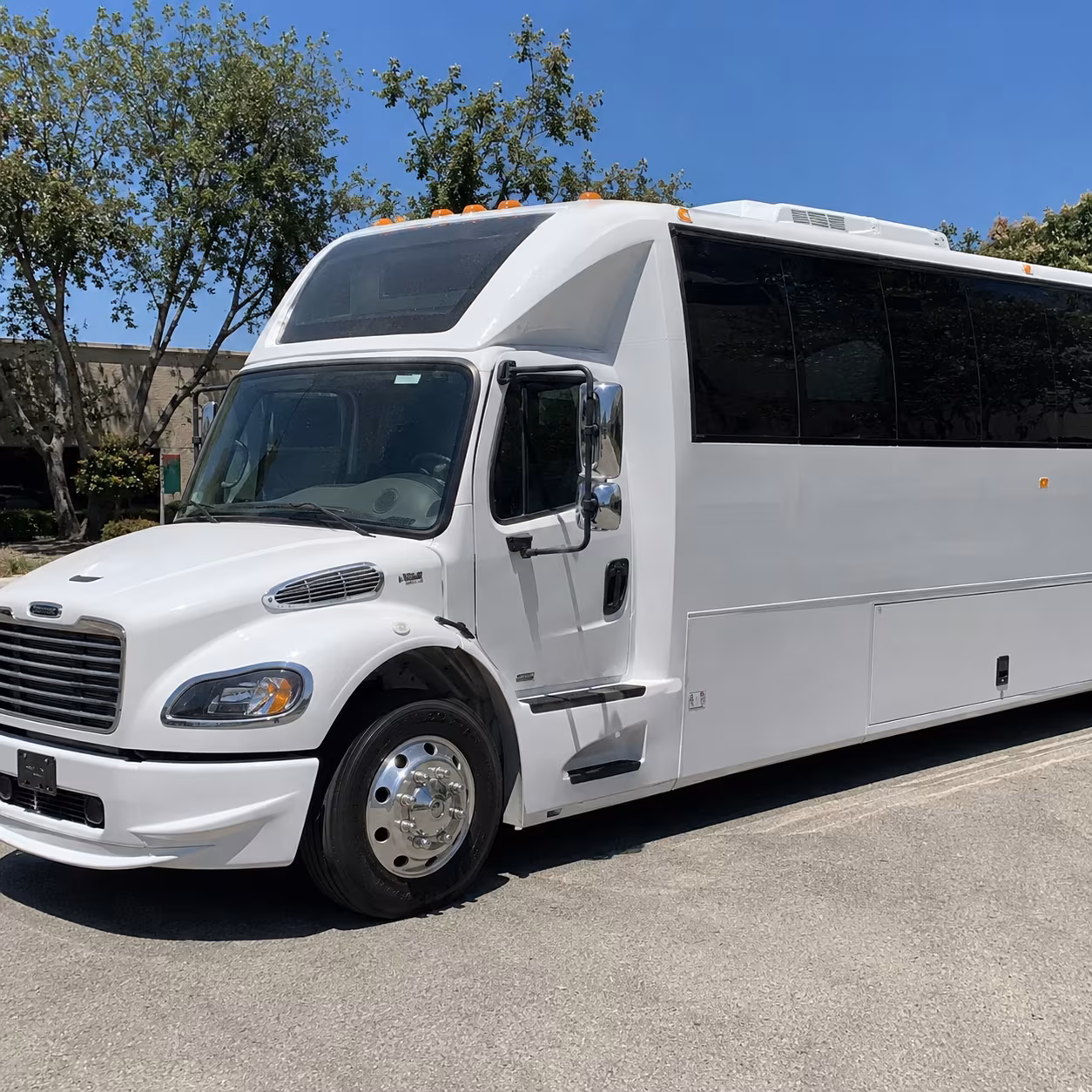 Lexington Private Event Transportation party bus exterior