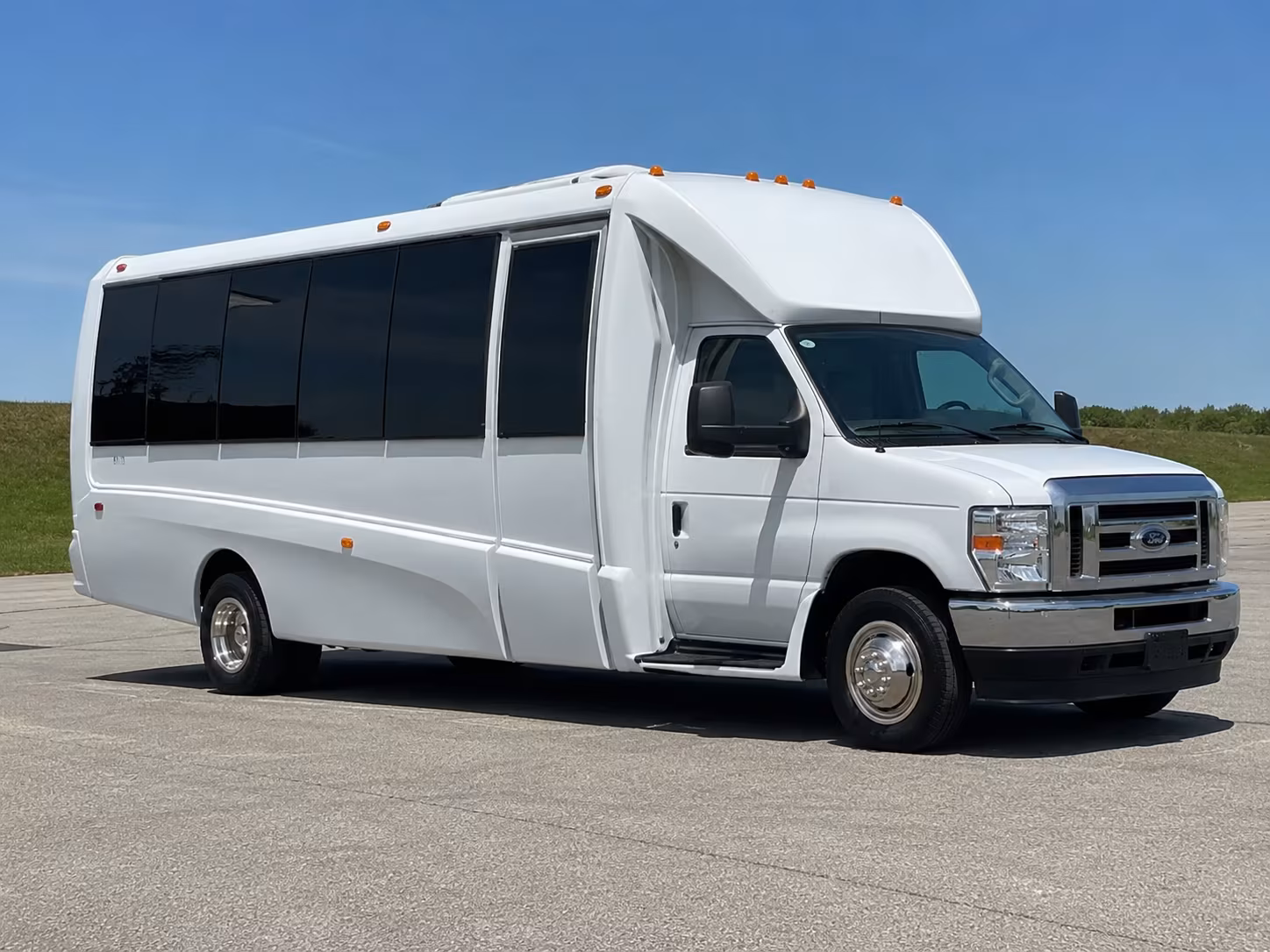 Lexington Private Event Transportation party bus exterior