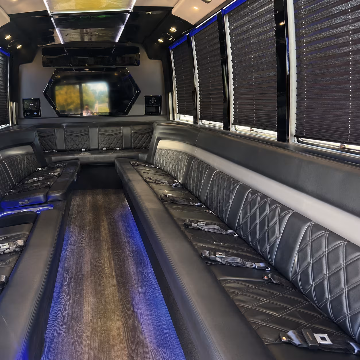 Lexington Prom & Homecoming Transportation party bus exterior