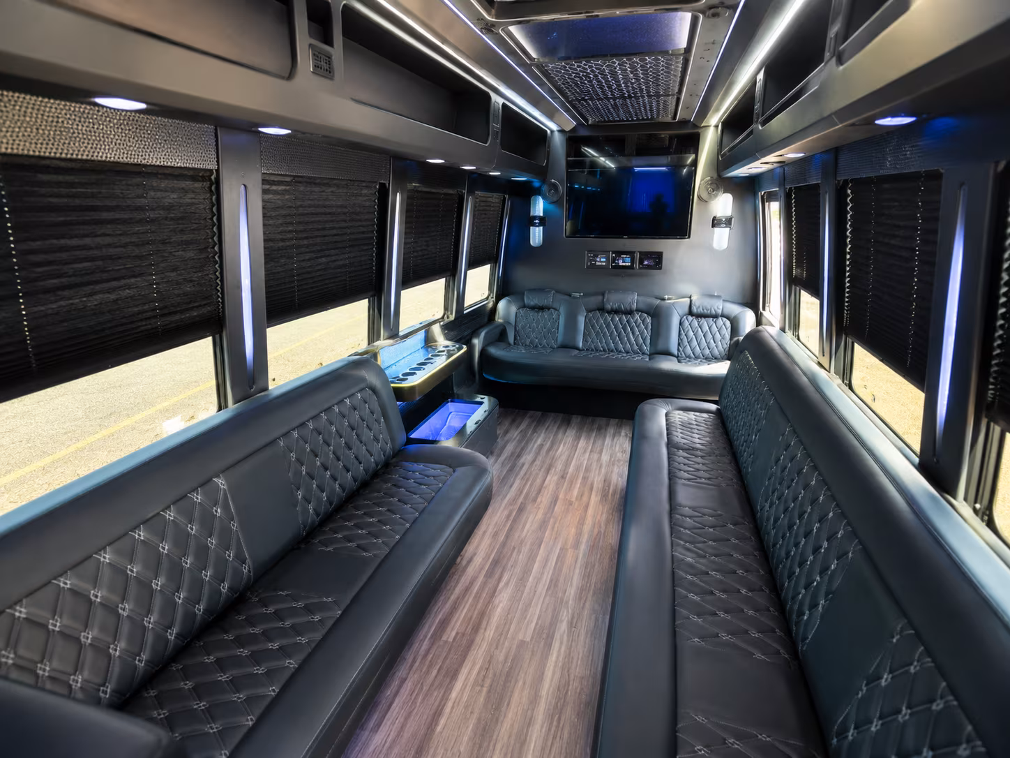 Lexington Prom & Homecoming Transportation party bus exterior