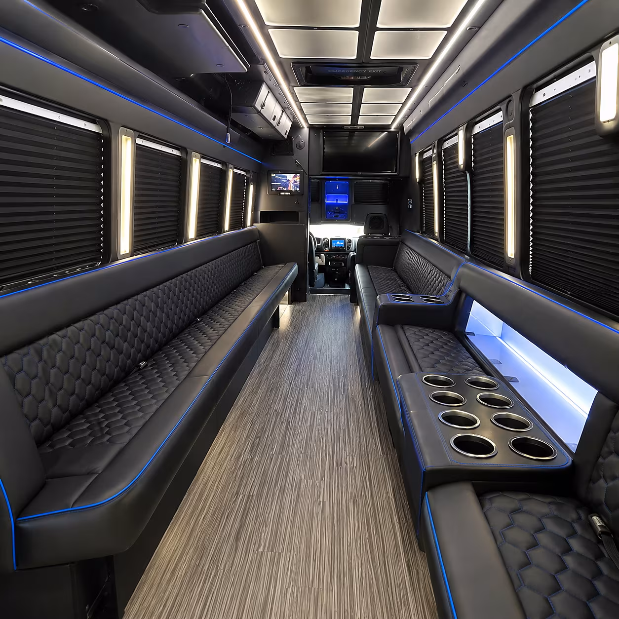 Lexington Prom & Homecoming Transportation onboard seating