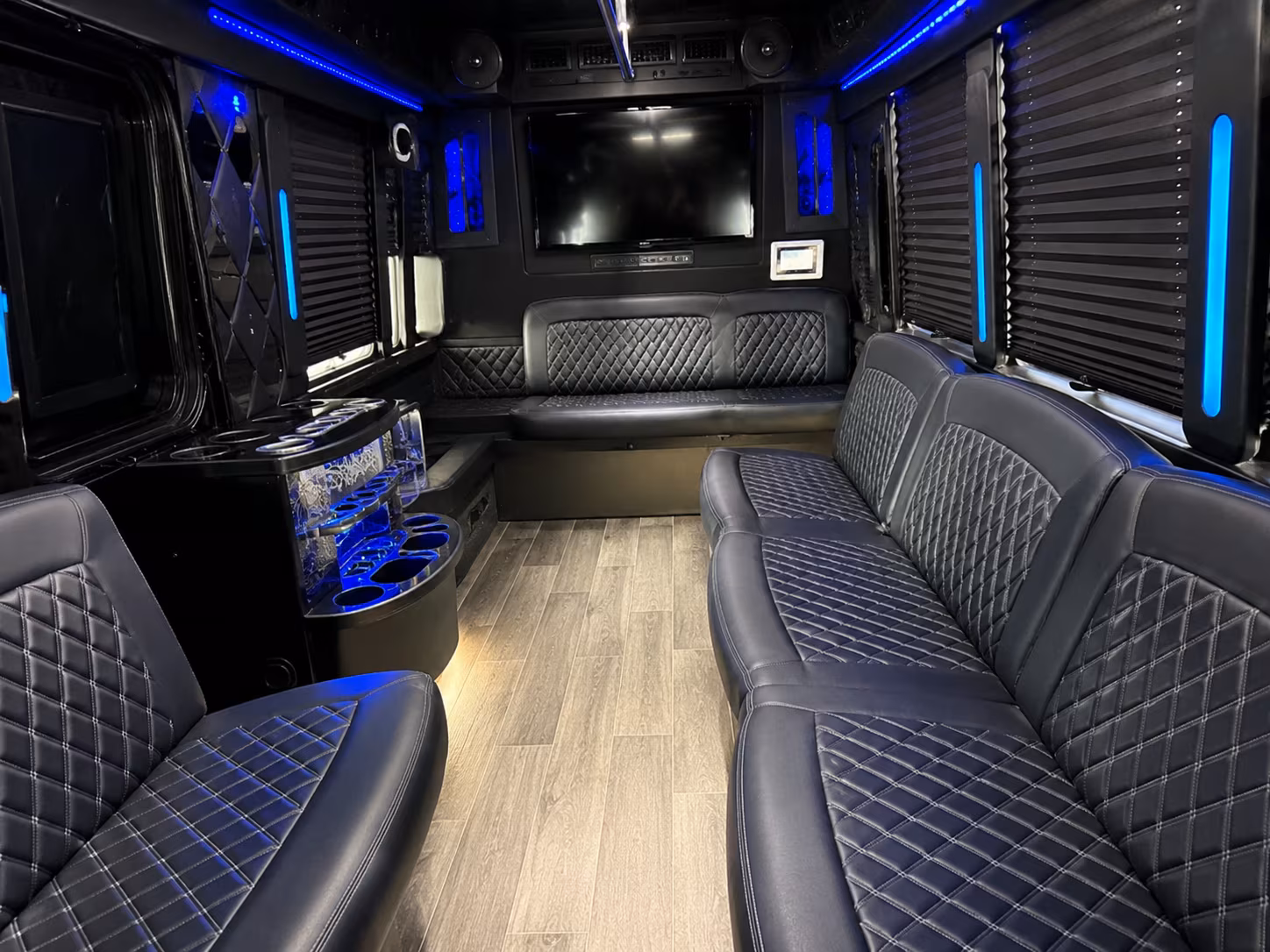 Lexington Prom & Homecoming Transportation party bus exterior