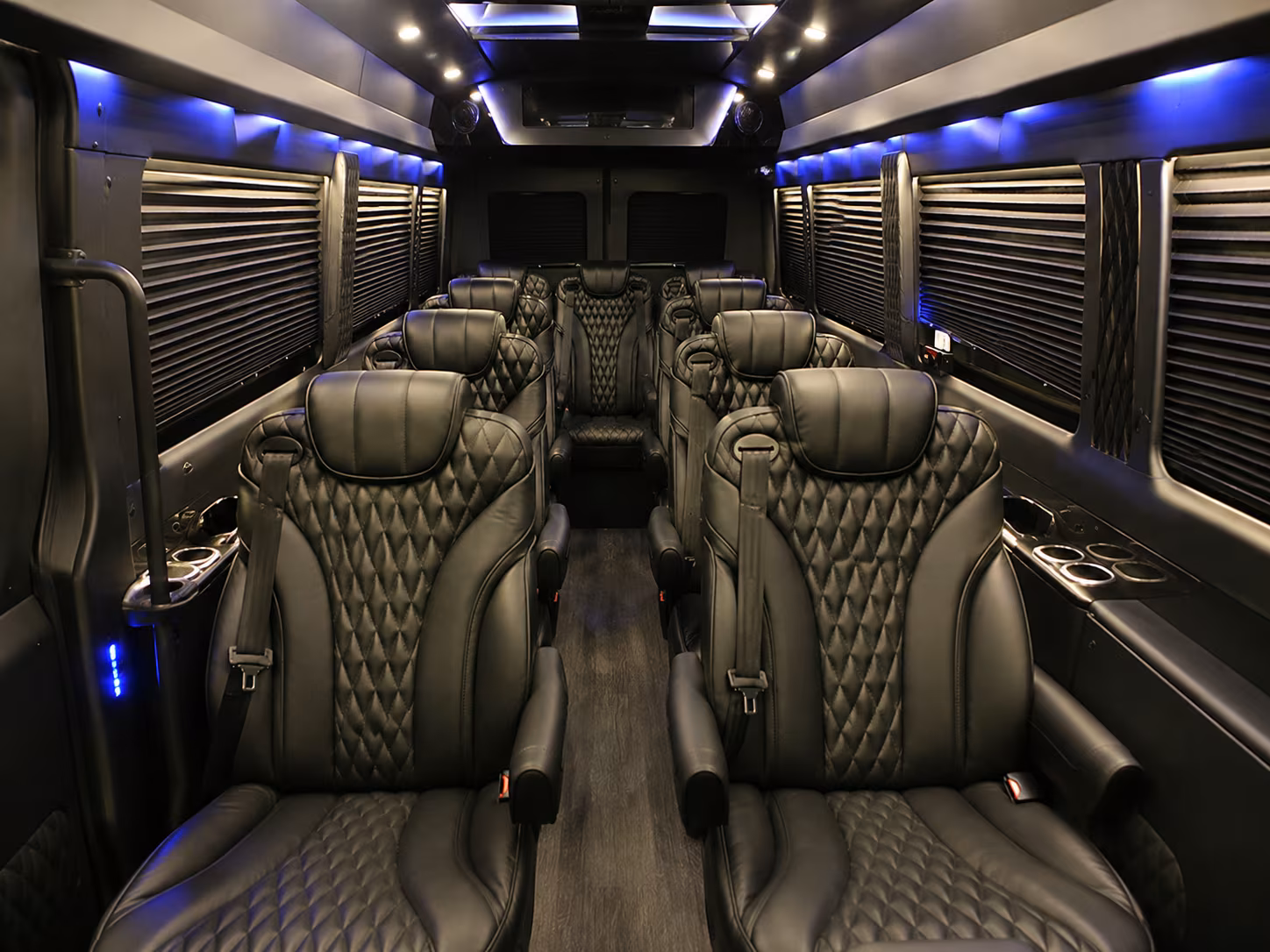 Lexington School Event Transportation party bus exterior