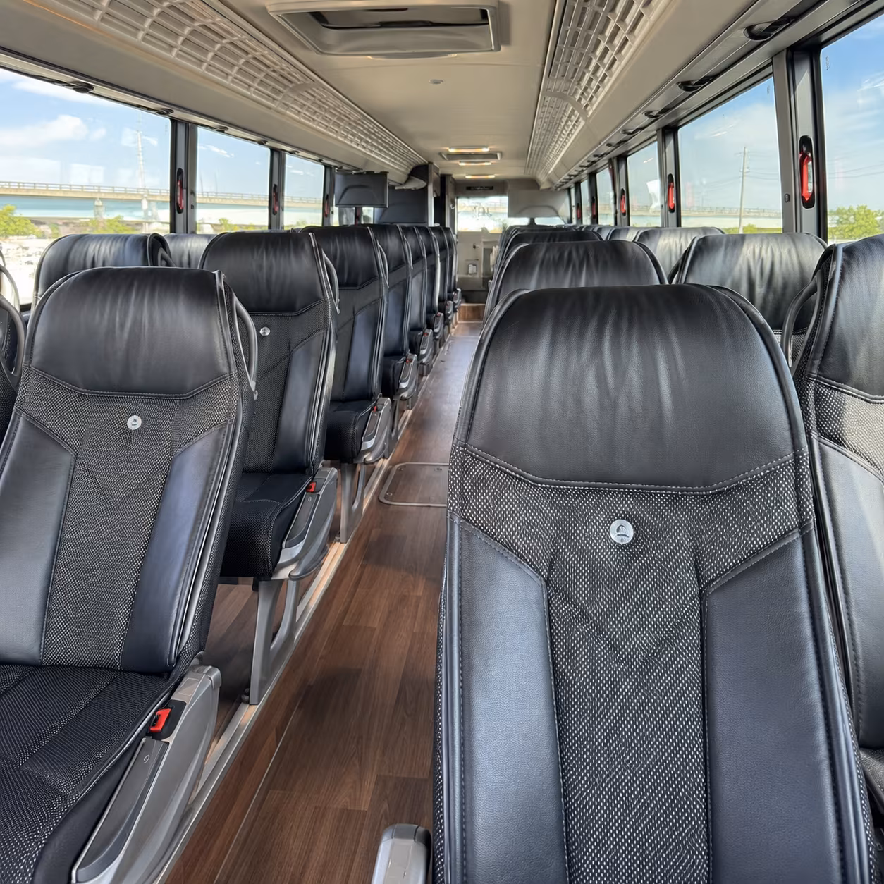 Lexington School Event Transportation party bus exterior