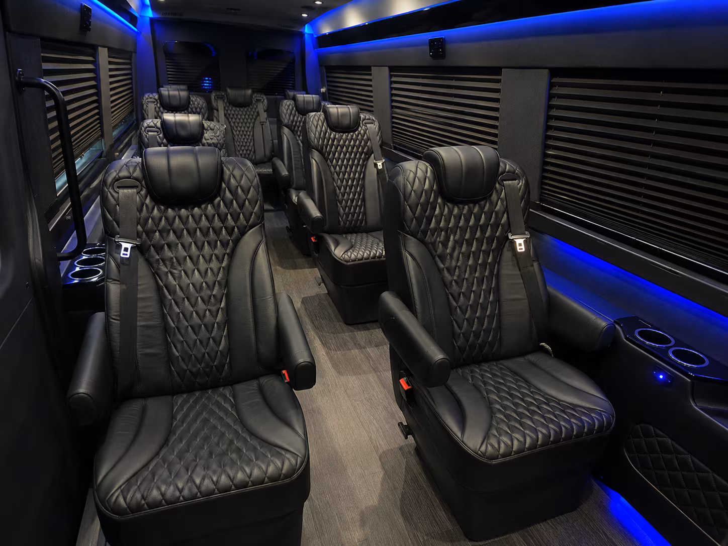 Lexington School Event Transportation party bus exterior