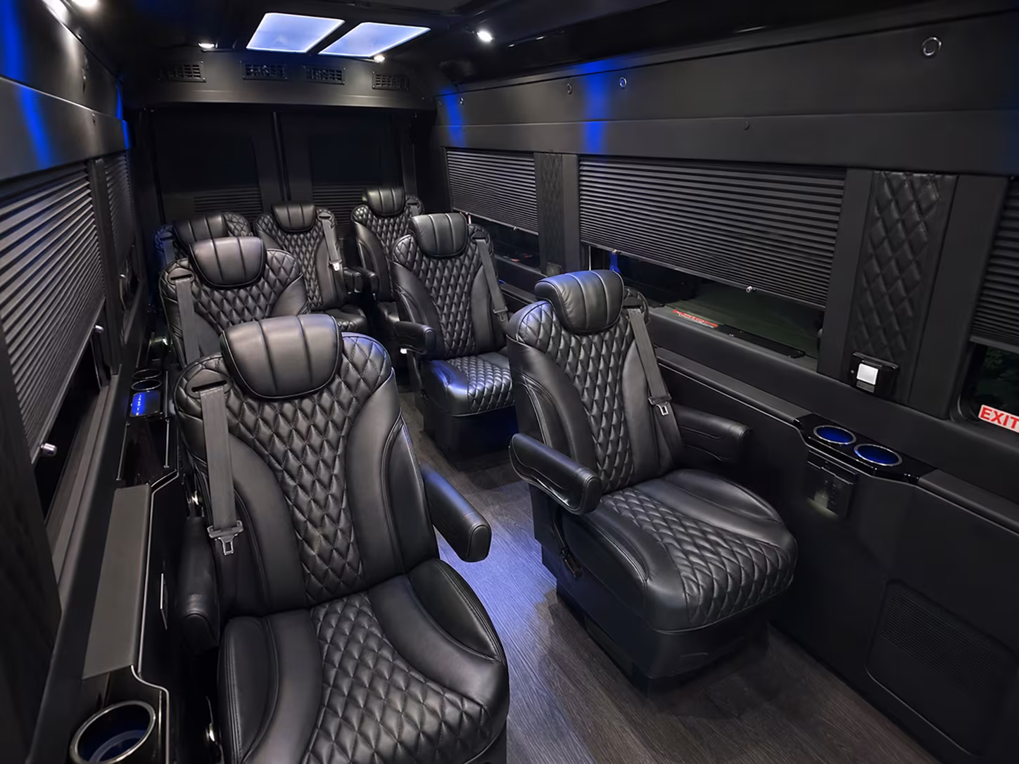 Lexington School Event Transportation party bus exterior