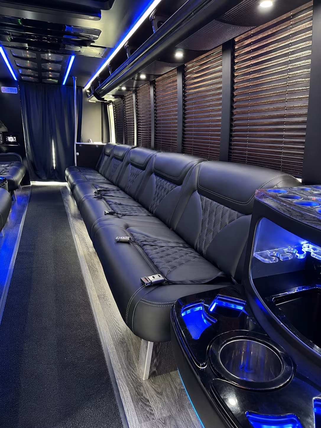 Lexington Sporting Event Transportation party bus exterior