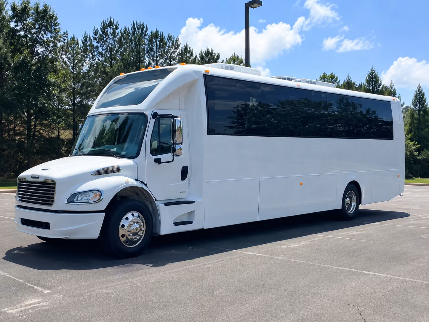Lexington Wedding Transportation party bus exterior