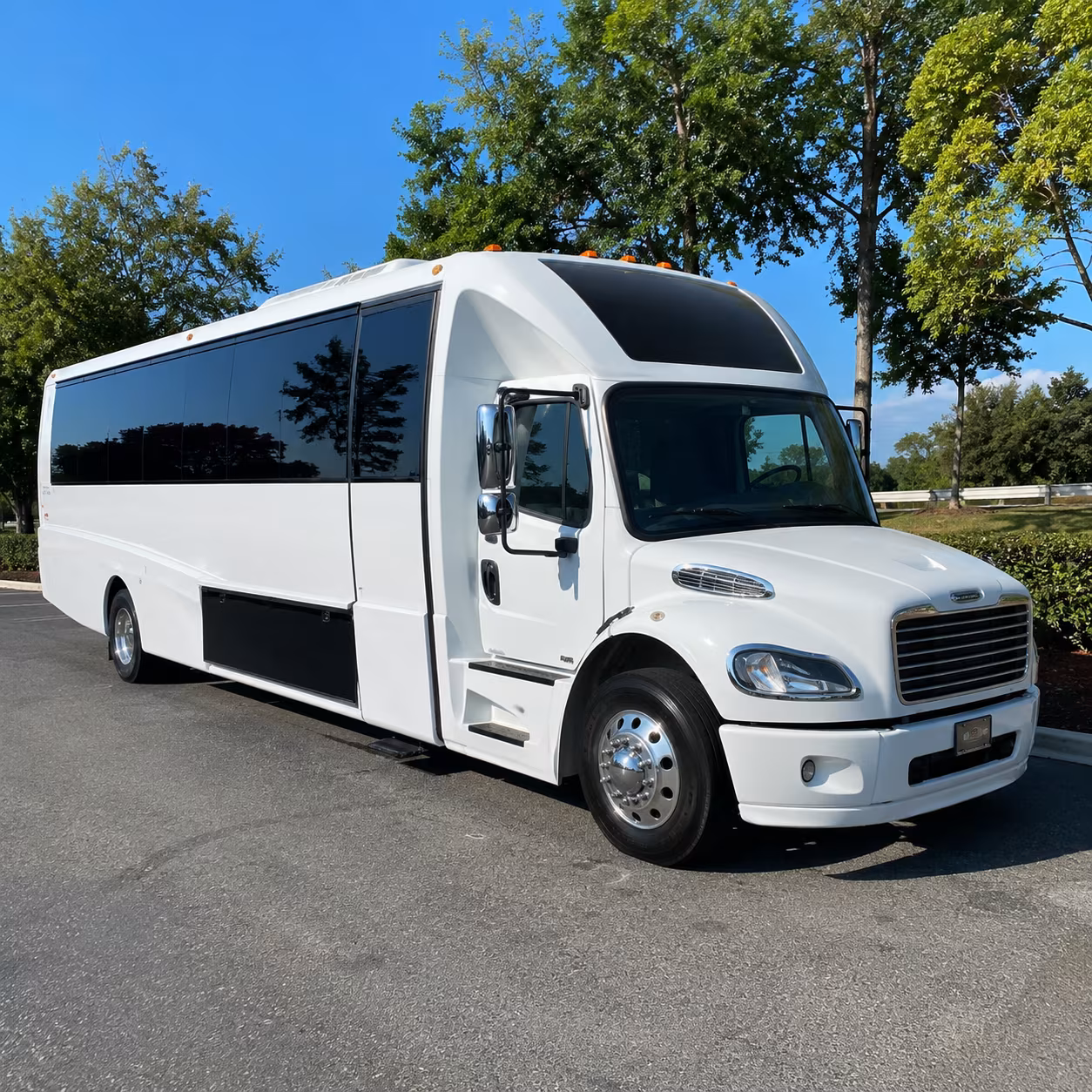 Lexington Wedding Transportation party bus exterior