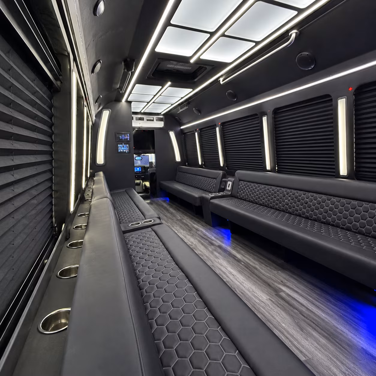 Lexington Wedding Transportation party bus exterior
