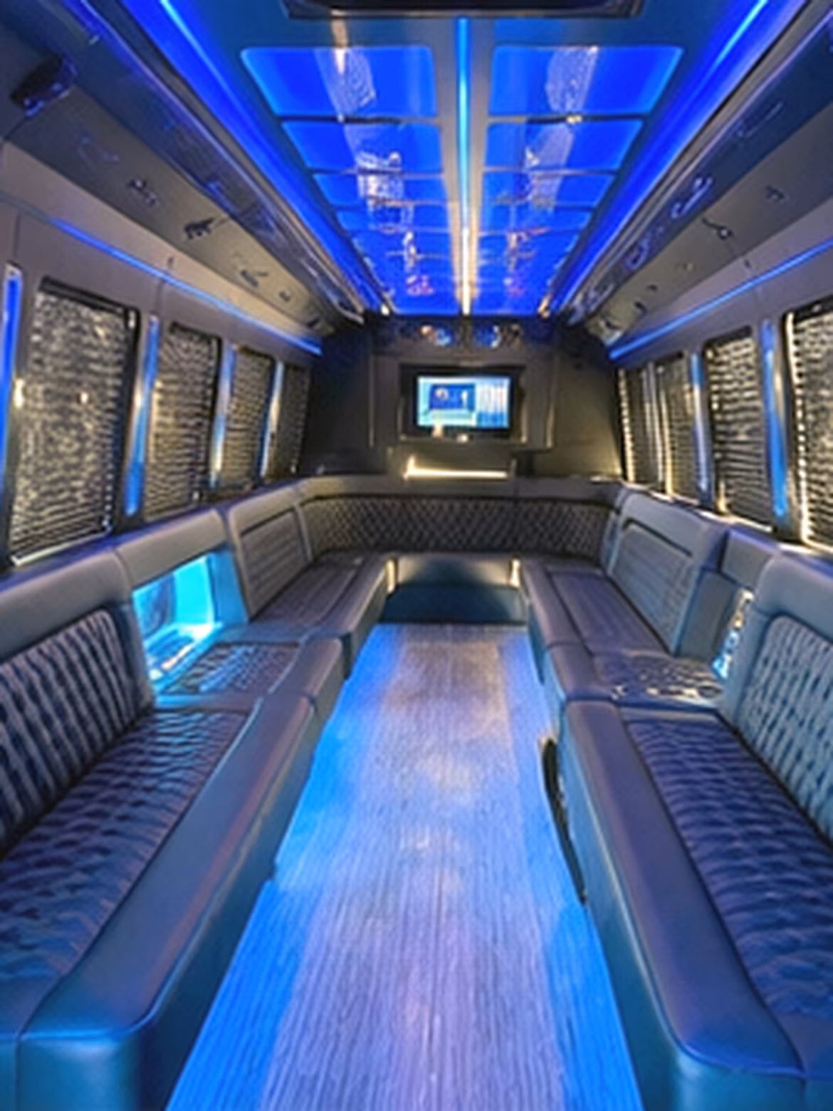 Lexington Wedding Transportation onboard seating