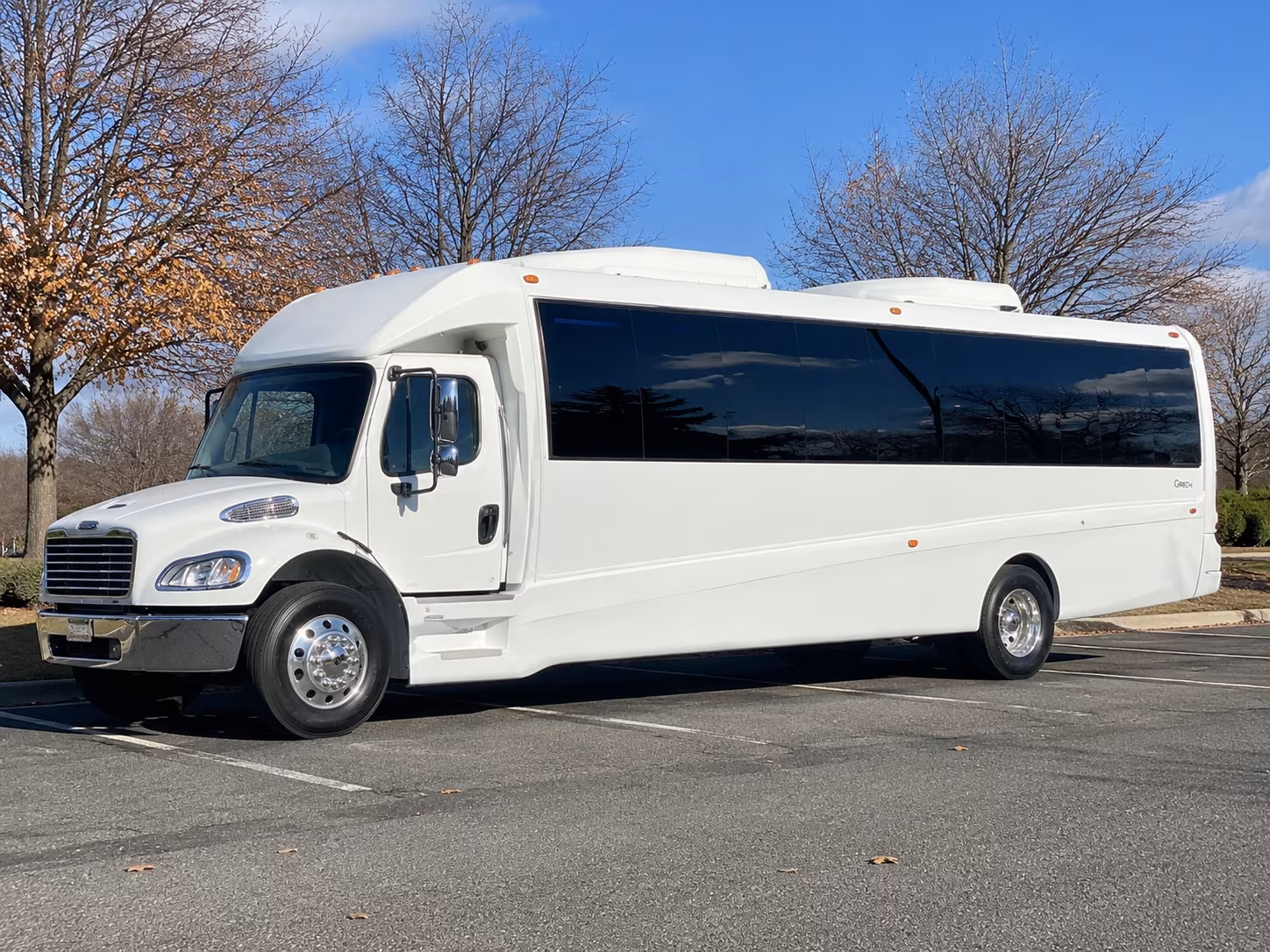 Lexington Wedding Transportation party bus exterior