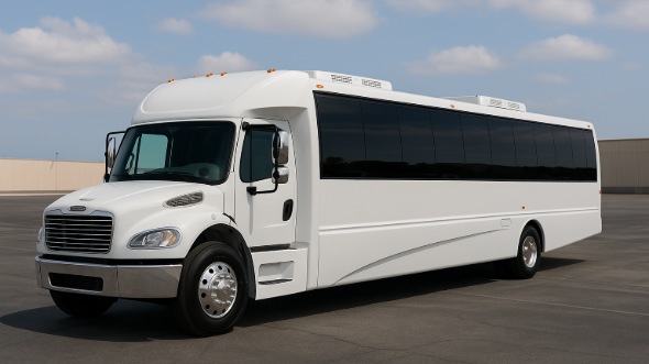 Exterior of Charter Bus Company Bowling Green's 20 Passenger Party Bus in Bowling Green