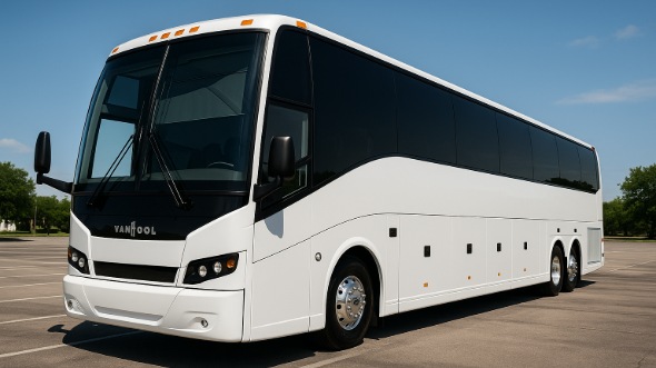 Exterior of Charter Bus Company Covington's 40 Passenger Party Bus in Covington
