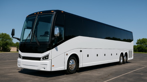 Exterior of Charter Bus Company Lexington's 44 Passenger Charter Bus in Lexington