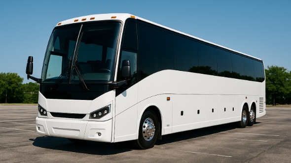 Exterior of Charter Bus Company Lexington's 46 Passenger Charter Bus in Lexington