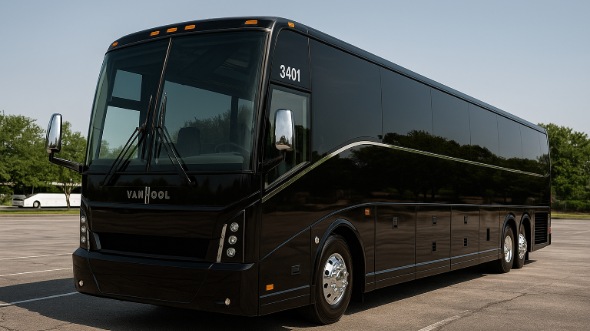 Exterior of Charter Bus Company Lexington's 48 Passenger Charter Bus in Lexington