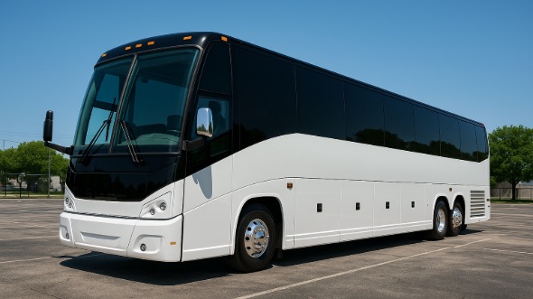 Exterior of Charter Bus Company Lexington's 51 Passenger Charter Bus in Lexington